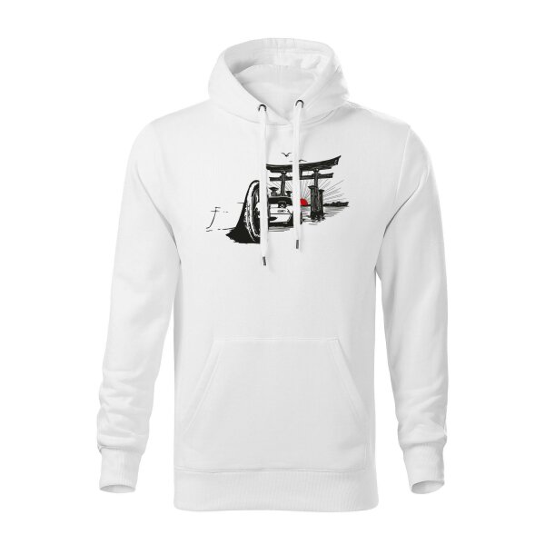 11/25 | HOODIE ♂ | NOVEMBER | S | weiss | Vorderseite | mazda/mx5/na