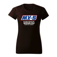 T-SHIRT ♀ | DIVA | XL | kaffee | Vorderseite | mazda/mx5