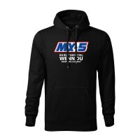 HOODIE ♂ | DIVA | L | schwarz | Vorderseite | mazda/mx5