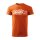 T-SHIRT ♂ | EIN-MX5-Event 2026 | M | orange | Vorderseite | mazda/mx5