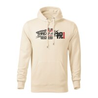 HOODIE ♂ | EIN-MX5-Event 2026 | XL | mandel | Vorderseite...