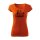 T-SHIRT ♀ | BOATNECK | TINO TIME | M | orange | Vorderseite | mazda/mx5/nd
