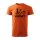 T-SHIRT ♂ | TINO TIME | M | orange | Vorderseite | mazda/mx5/na
