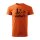 T-SHIRT ♂ | TINO TIME | XL | orange | Vorderseite | mazda/mx5/nc