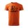 T-SHIRT ♂ | TINO TIME | M | orange | Vorderseite | mazda/mx5/nb