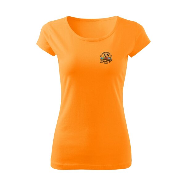 T-SHIRT ♀ | BOATNECK | TiS 2026 | MX-5 | S | mandarineorange | Vorderseite | mazda/mx5