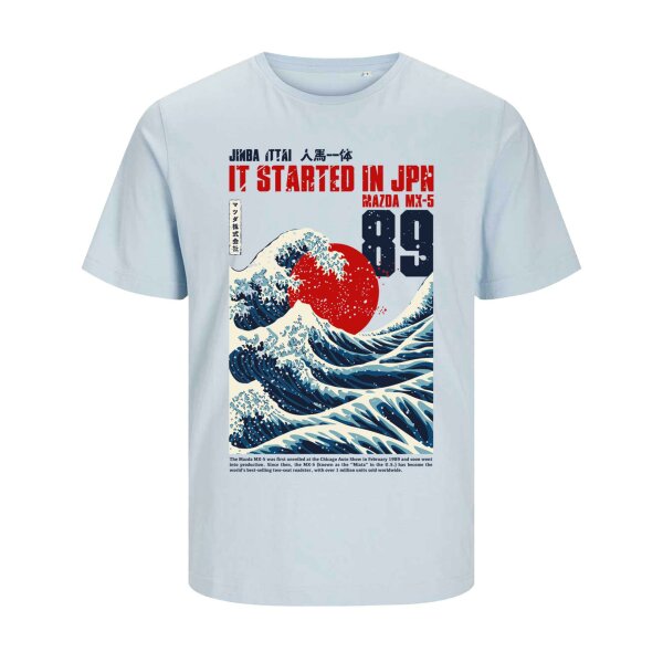 T-SHIRT ♂ | 01/2026 | STARTED IN JPN | MX-5 | XXL | skyway | Vorderseite | mazda/mx5