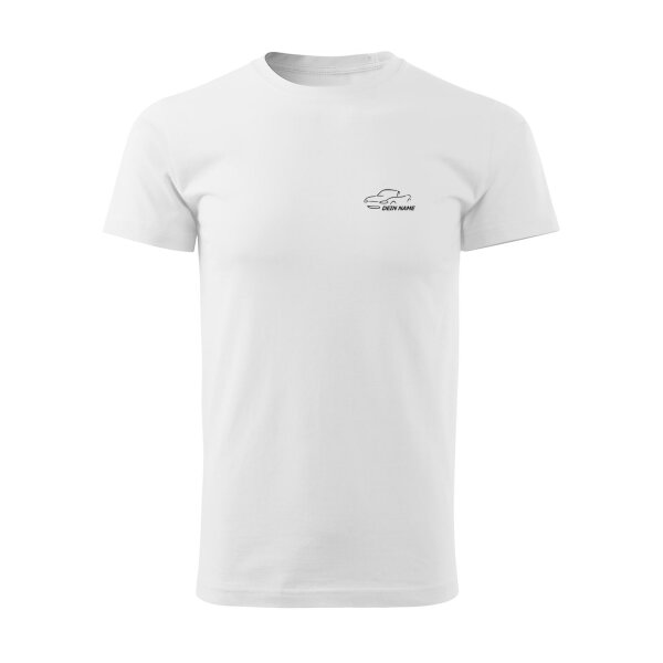 T-SHIRT ♂ | MÄDELS | MX-5 | M | weiss | Vorderseite/Rückseite | mazda/mx5/nb