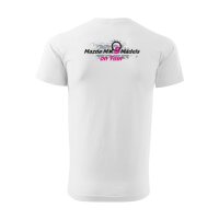 T-SHIRT ♂ | MÄDELS | MX-5 | M | weiss | Vorderseite/Rückseite | mazda/mx5/nb