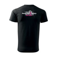 T-SHIRT ♂ | MÄDELS | MX-5 | S | schwarz | Vorderseite/Rückseite | mazda/mx5/nb