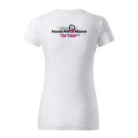 T-SHIRT ♀ | MÄDELS | MX-5 | S | weiss | Vorderseite/Rückseite | mazda/mx5/na