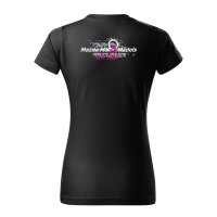 T-SHIRT ♀ | MÄDELS | MX-5 | S | ebonygrau | Vorderseite/Rückseite | mazda/mx5/nb