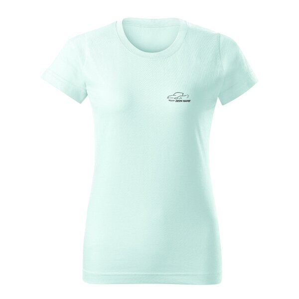 T-SHIRT ♀ | MÄDELS | MX-5 | M | frost | Vorderseite/Rückseite | mazda/mx5/nb
