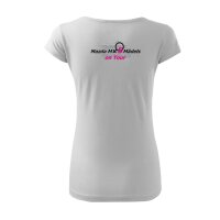 T-SHIRT ♀ | BOATNECK | MÄDELS | MX-5 | S | weiss | Vorderseite/Rückseite | mazda/mx5/na