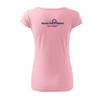 T-SHIRT ♀ | BOATNECK | MÄDELS | MX-5 | M | rosa | Vorderseite/Rückseite | mazda/mx5/nd