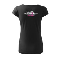 T-SHIRT ♀ | BOATNECK | MÄDELS | MX-5 | L | schwarz | Vorderseite/Rückseite | mazda/mx5/na