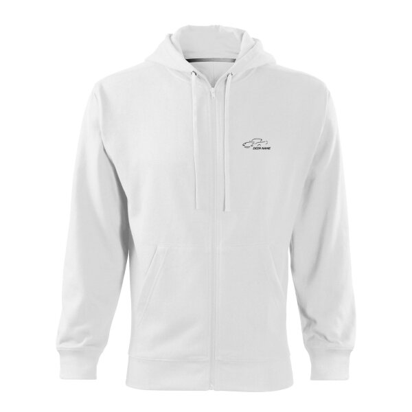ZIPPER ♂ | MÄDELS | MX-5 | S | weiss | Vorderseite/Rückseite | mazda/mx5/na