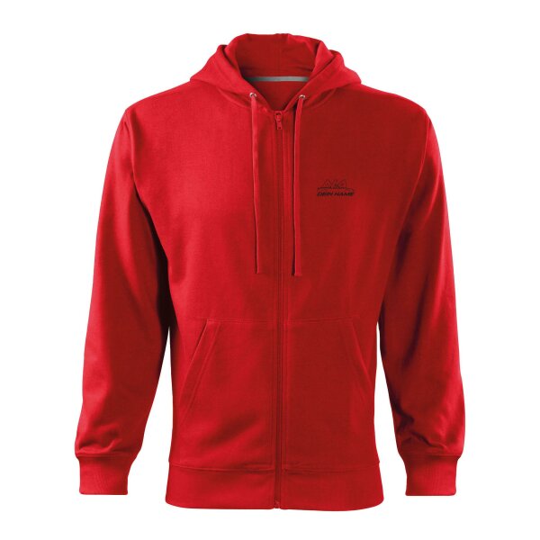 ZIPPER ♂ | 02/2026 | NAMEWEAR | MX-5 | XXL | rot | Vorderseite | mazda/mx5/na