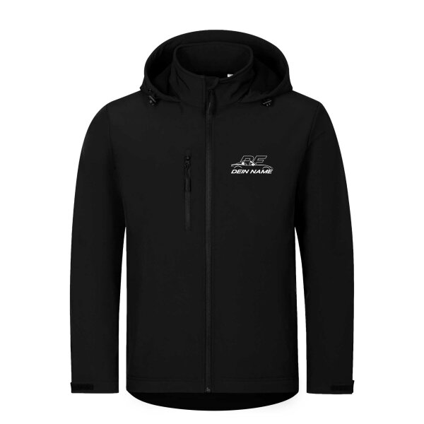SOFTSHELL-JACKE ♂ | 03/2026 | NAMEWEAR | MX-5 | S | schwarz | Vorderseite | mazda/mx5/rf