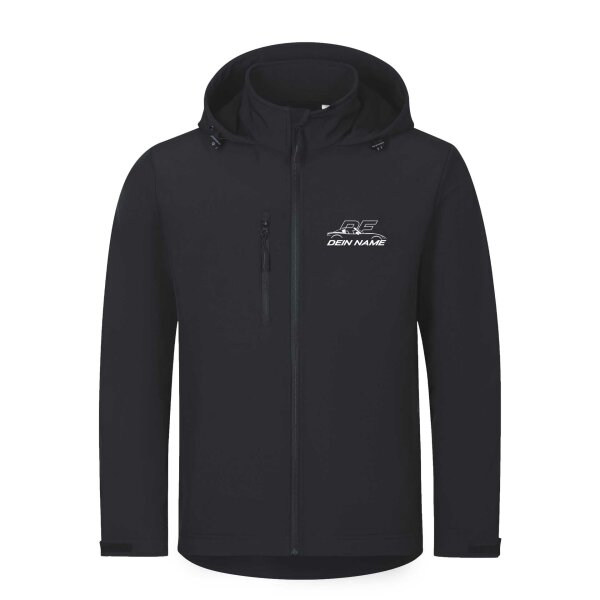 SOFTSHELL-JACKE ♂ | 03/2026 | NAMEWEAR | MX-5 | M | ebonygrau | Vorderseite | mazda/mx5/rf