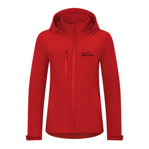 SOFTSHELL-JACKE ♀ | 03/2026 | NAMEWEAR | MX-5 | L | rot | Vorderseite | mazda/mx5/nc