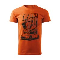 T-SHIRT ♂ | 04/2025 | TOP DOWN CLUB | MX-5 | XL | orange...