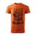 T-SHIRT ♂ | 04/2025 | TOP DOWN CLUB | MX-5 | XL | orange | Vorderseite | mazda/mx5/nd