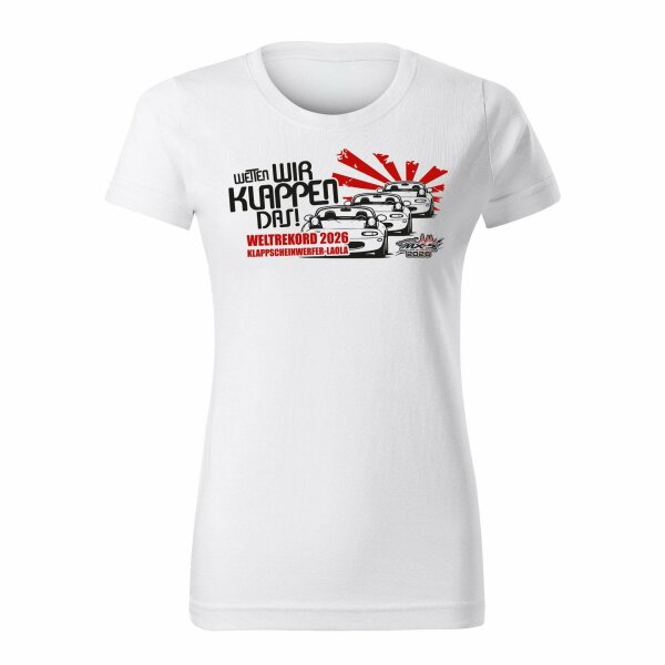 T-SHIRT ♀ | WETTEN WIR KLAPPEN DAS ... EIN-MX5-Event 2026
