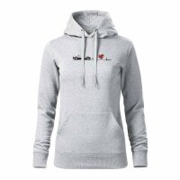 HOODIE ♀ | HEARTBEAT - CLASSIC