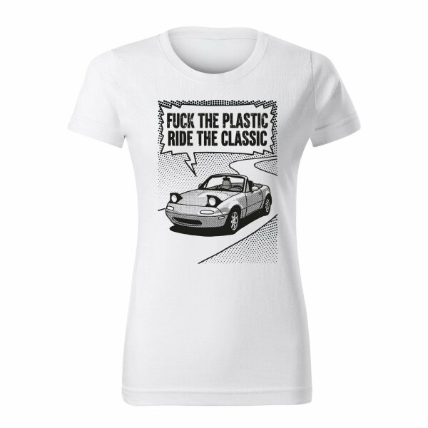 T-SHIRT ♀ | F*** THE PLASTIC. RIDE THE CLASSIC | MX-5
