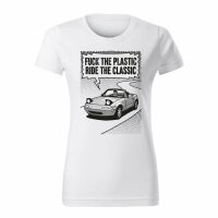T-SHIRT ♀ | F*** THE PLASTIC. RIDE THE CLASSIC | MX-5