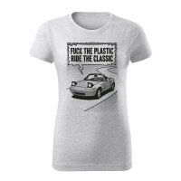 T-SHIRT ♀ | F*** THE PLASTIC. RIDE THE CLASSIC | MX-5