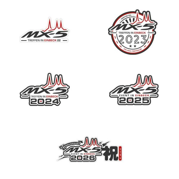 Ein-MX5-Event-Aufkleber 2022 – 2026