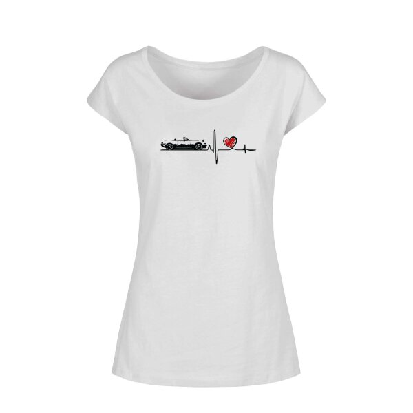 LADIES WIDE NECK TEE | ♀ | HEARTBEAT