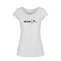 LADIES WIDE NECK TEE | ♀ | HEARTBEAT