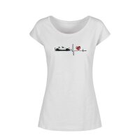 LADIES WIDE NECK TEE | ♀ | HEARTBEAT