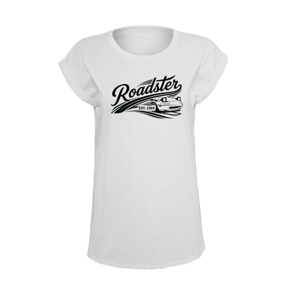 LADIES EXTENDED SHOULDER TEE | ♀ | ROADSTER
