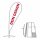 Teardrop Beachflag – 275 cm, beidseitig bedruckt