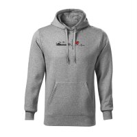 HOODIE ♂ | HEARTBEAT - CLASSIC | S | DUNKELGRAU-MELIERT |...