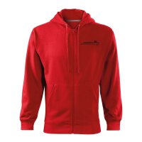 ZIPPER ♂ | ND-FORUM | M | ROT | VORDER&RÜCKSEITE...