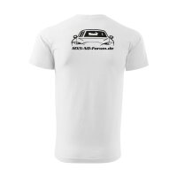 T-SHIRT ♂ | ND-FORUM | M | WEISS | VORDER&RÜCKSEITE | MAZDA/BASIC
