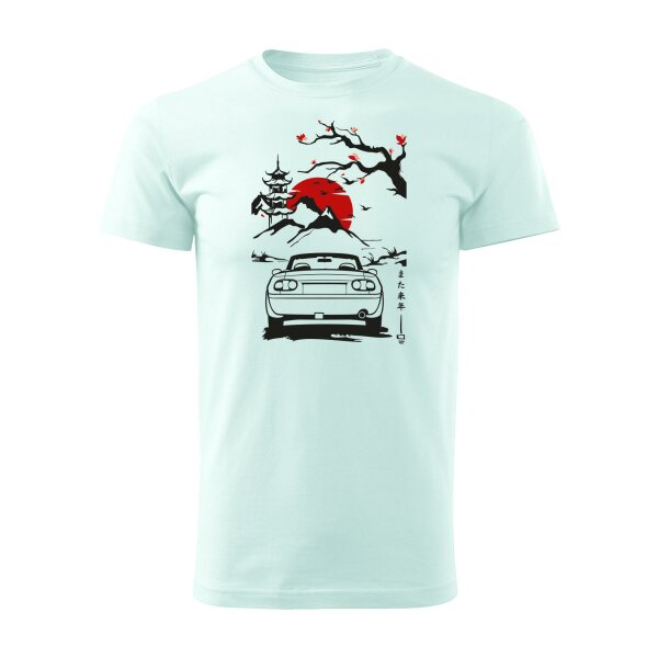 11/23 | T-SHIRT ♂ | NOVEMBER  | M | FROST | VORDERSEITE | MAZDA/MX5/NA