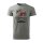 04/24 | T-SHIRT ♂ | APRIL | M | DUNKELGRAUMELIERT | VORDERSEITE | MAZDA/MX5/NB