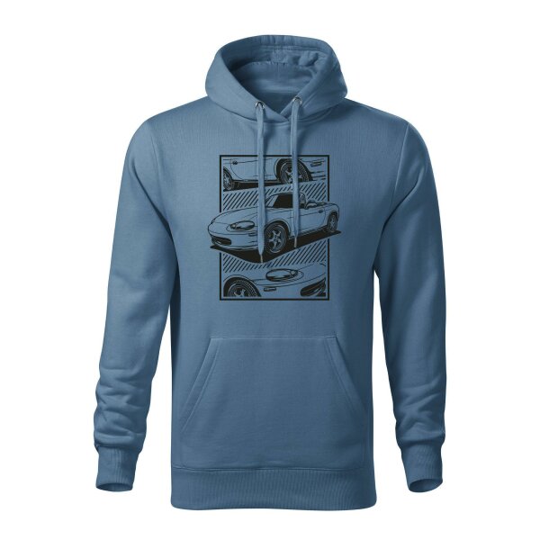 HOODIE ♂ | COMIC | Größe: M (Denim) NB