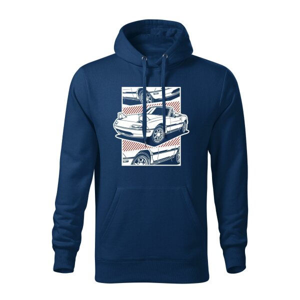 HOODIE ♂ | COMIC | Größe: M (Mitternachtsblau) NA