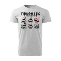 T-SHIRT ♂ | SPARETIME | L | hellgraumeliert | Vorderseite...