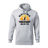 HOODIE ♂ | HAKUNA MIATA | L | hellgraumeliert |...