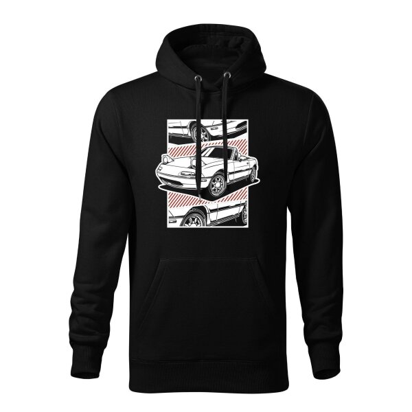 HOODIE ♂ | COMIC | Größe: XXL (Schwarz) NA