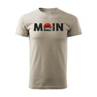 T-SHIRT ♂ | MOIN | L | eisgrau | Vorderseite | mazda/mx5/nb