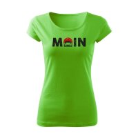 T-SHIRT ♂ | BOATNECK | MOIN | M | apfelgruen |...